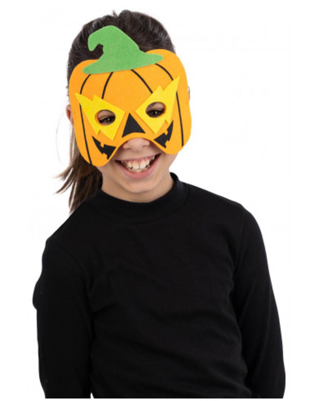 Maschera zucca bambino in feltro - carnival toys