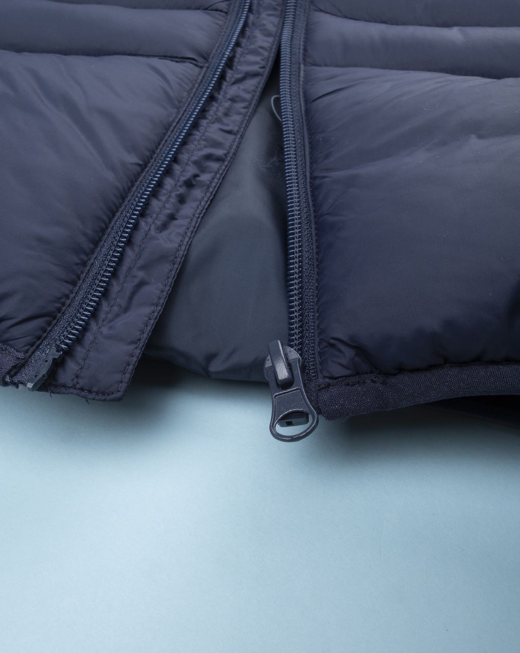 Giacca bimbo blu materiale riciclato