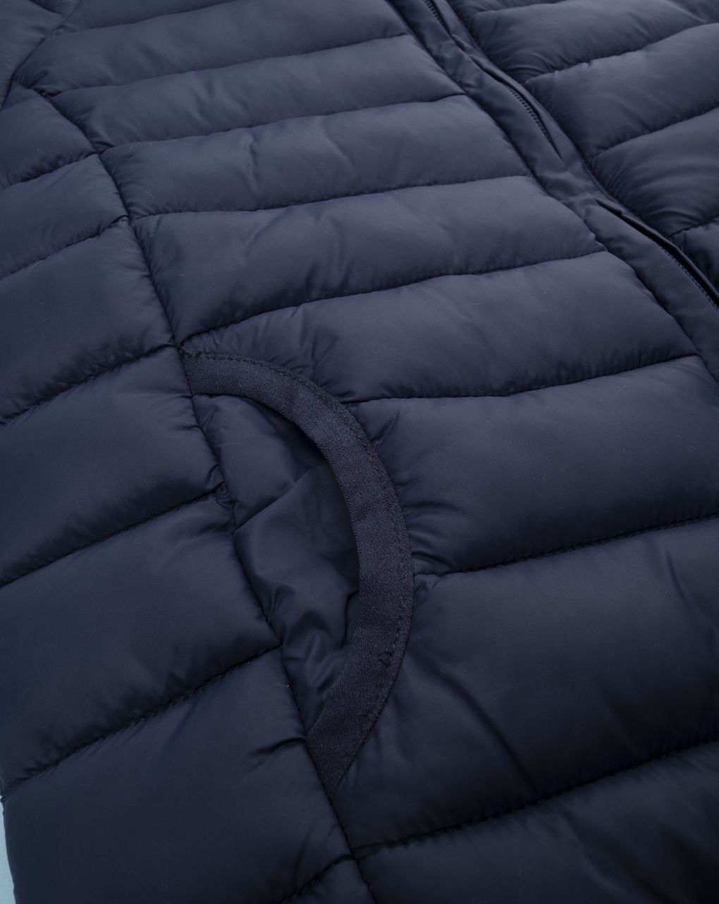 Giubbino bimbo blu materiale riciclato