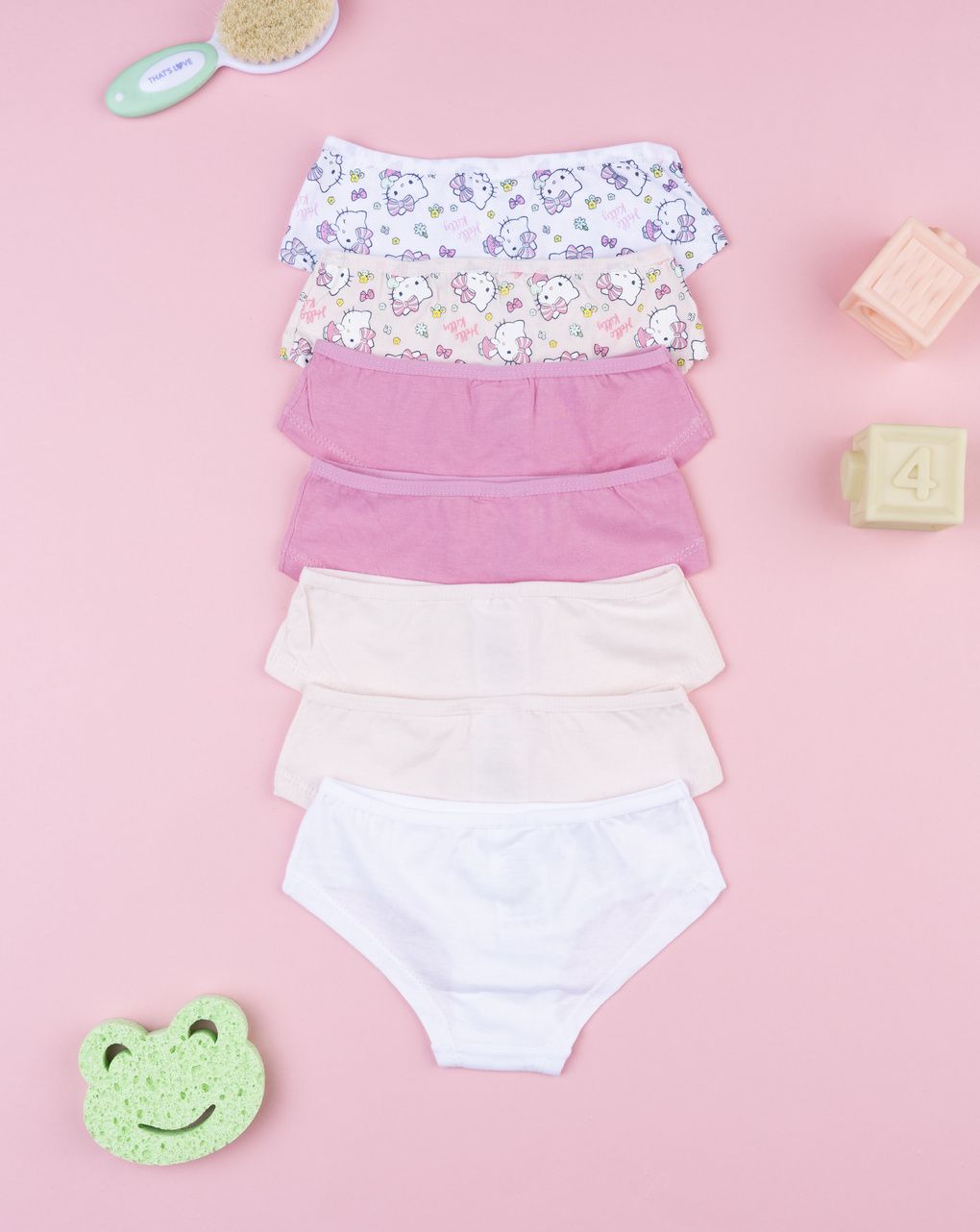 Pack 7 slip bambina hello kitty