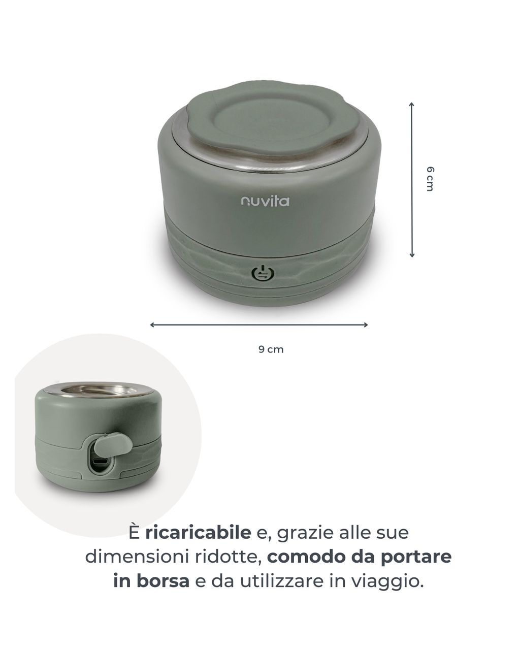 Scaldabiberon portatile universale warm70 - nuvita