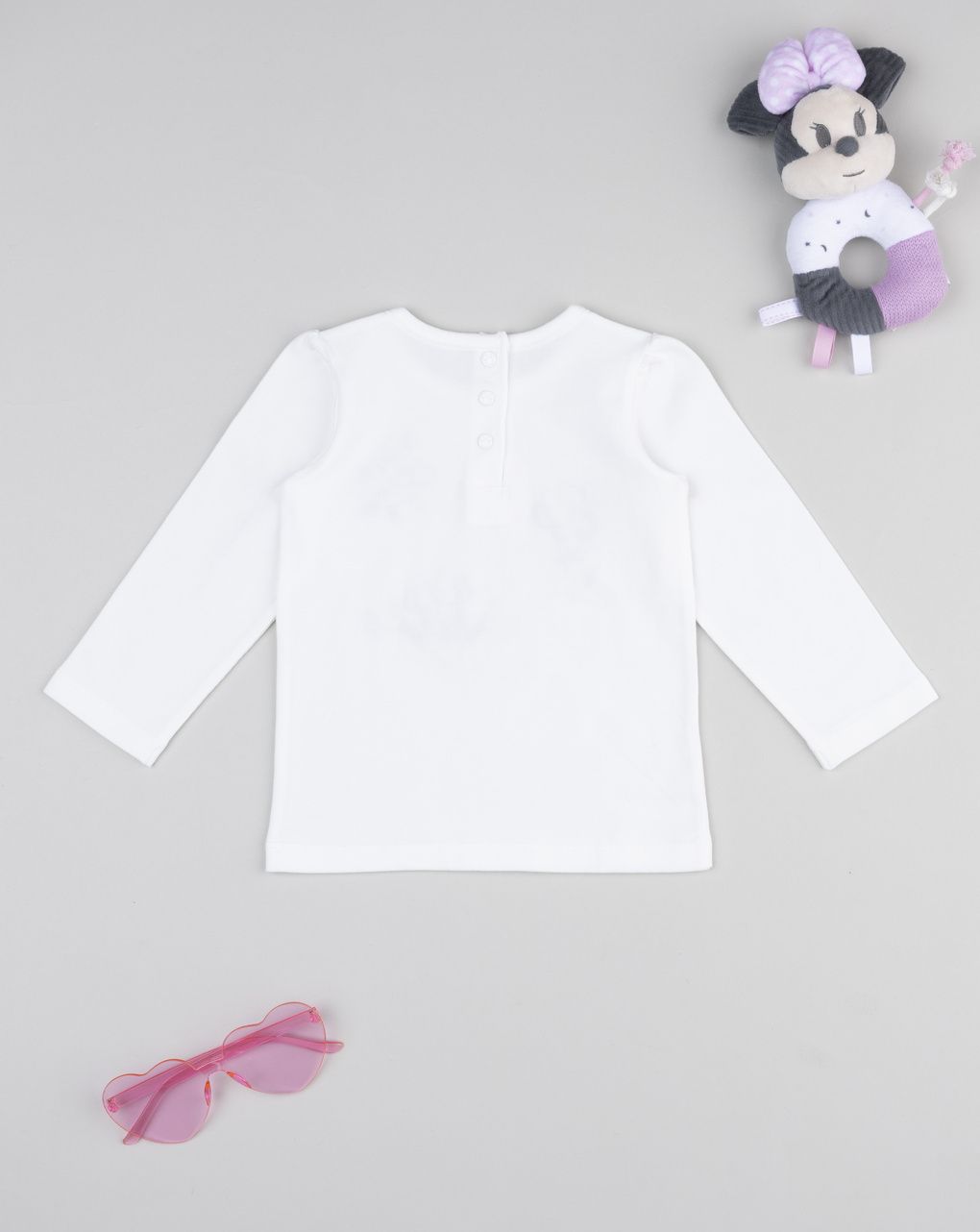 T-shirt bimba bianca minnie