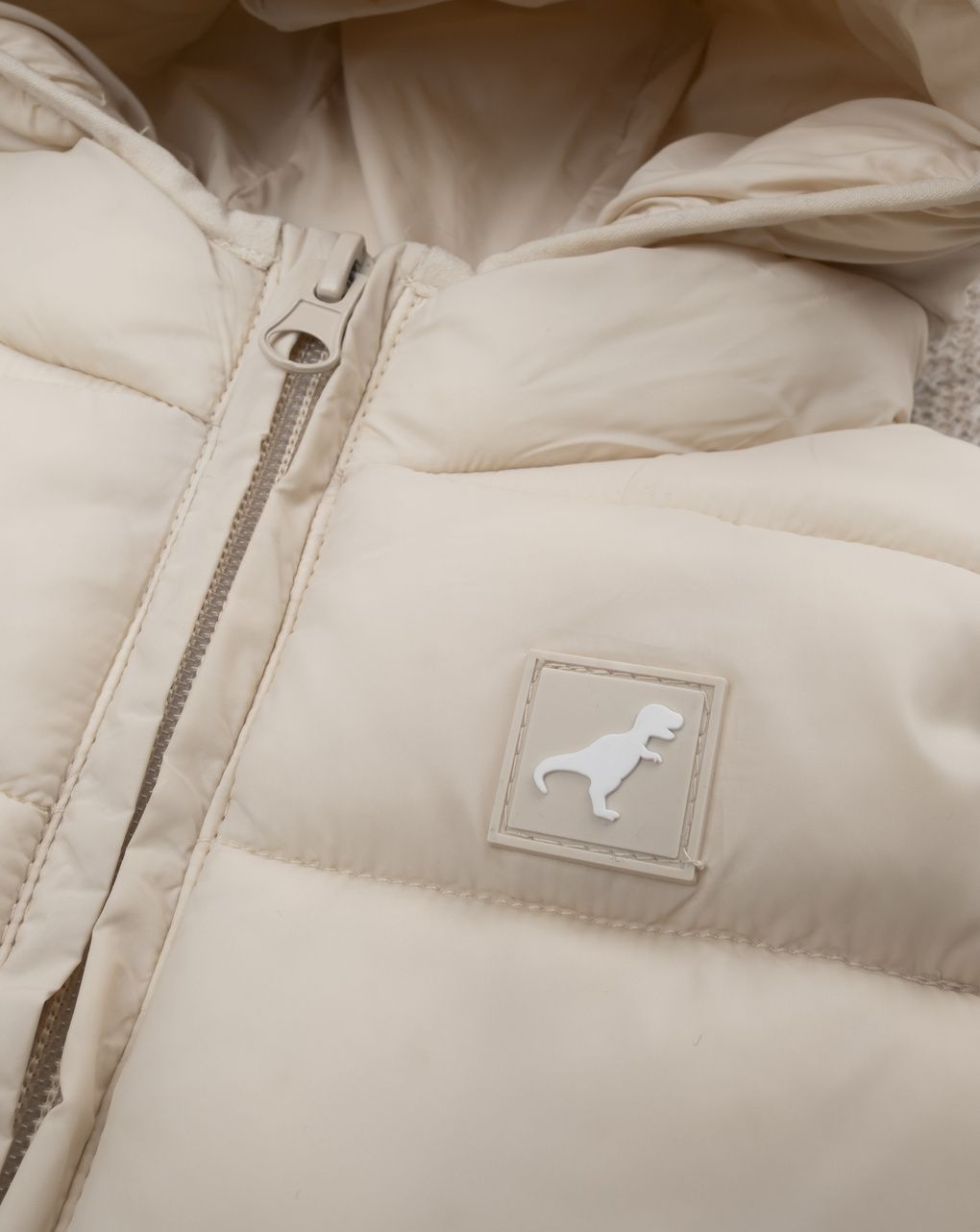 Gilet bimbo bianco nylon riciclato