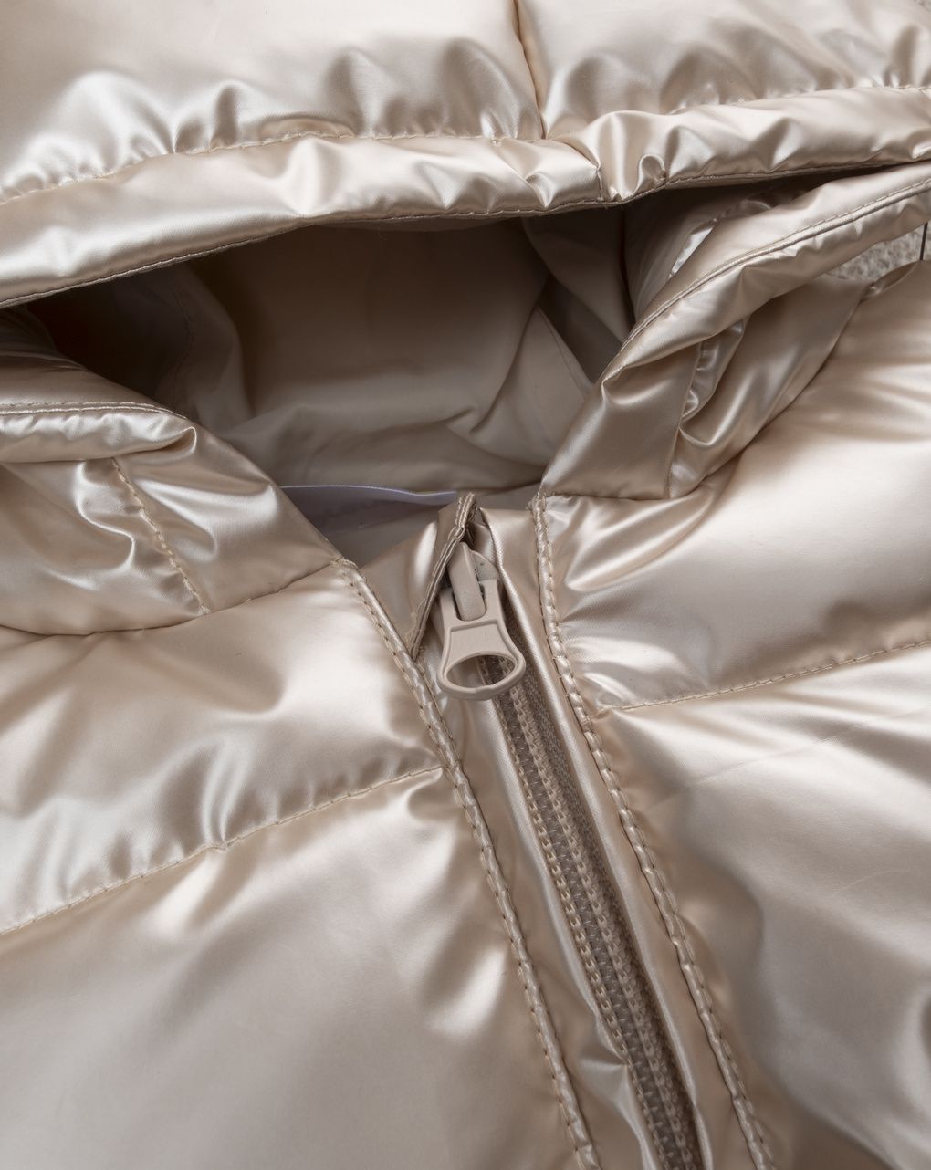 Gilet imbottito bimba oro