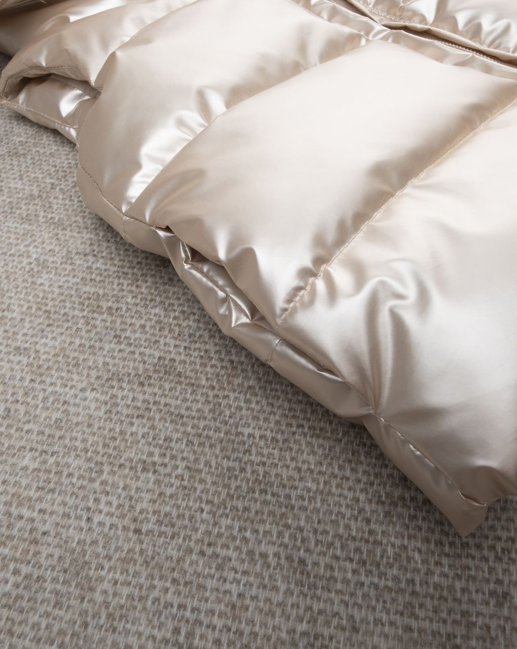 Gilet imbottito bimba oro