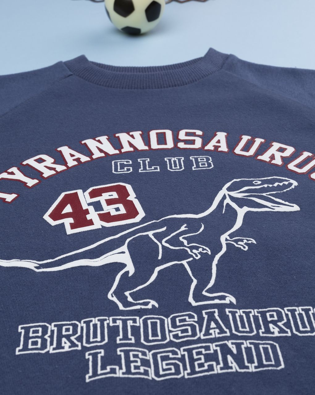 Completo jogging felpato bimbo blu/bordeaux