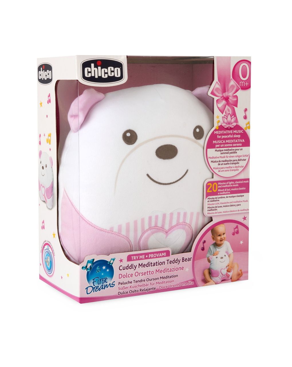 Orsetto sweet heart rosa - 0m+ -chicco