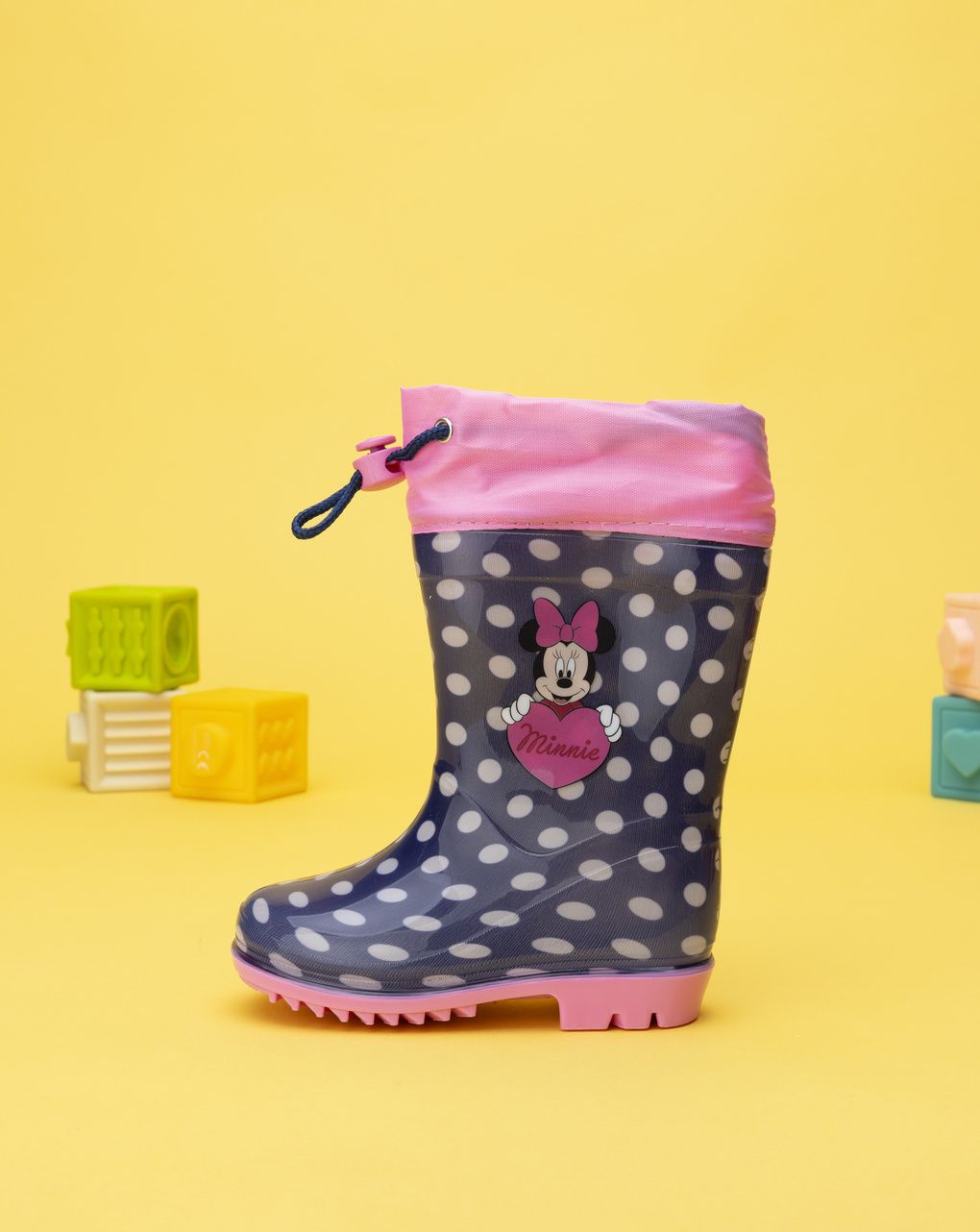 Stivali pioggia blu bimba disney minnie
