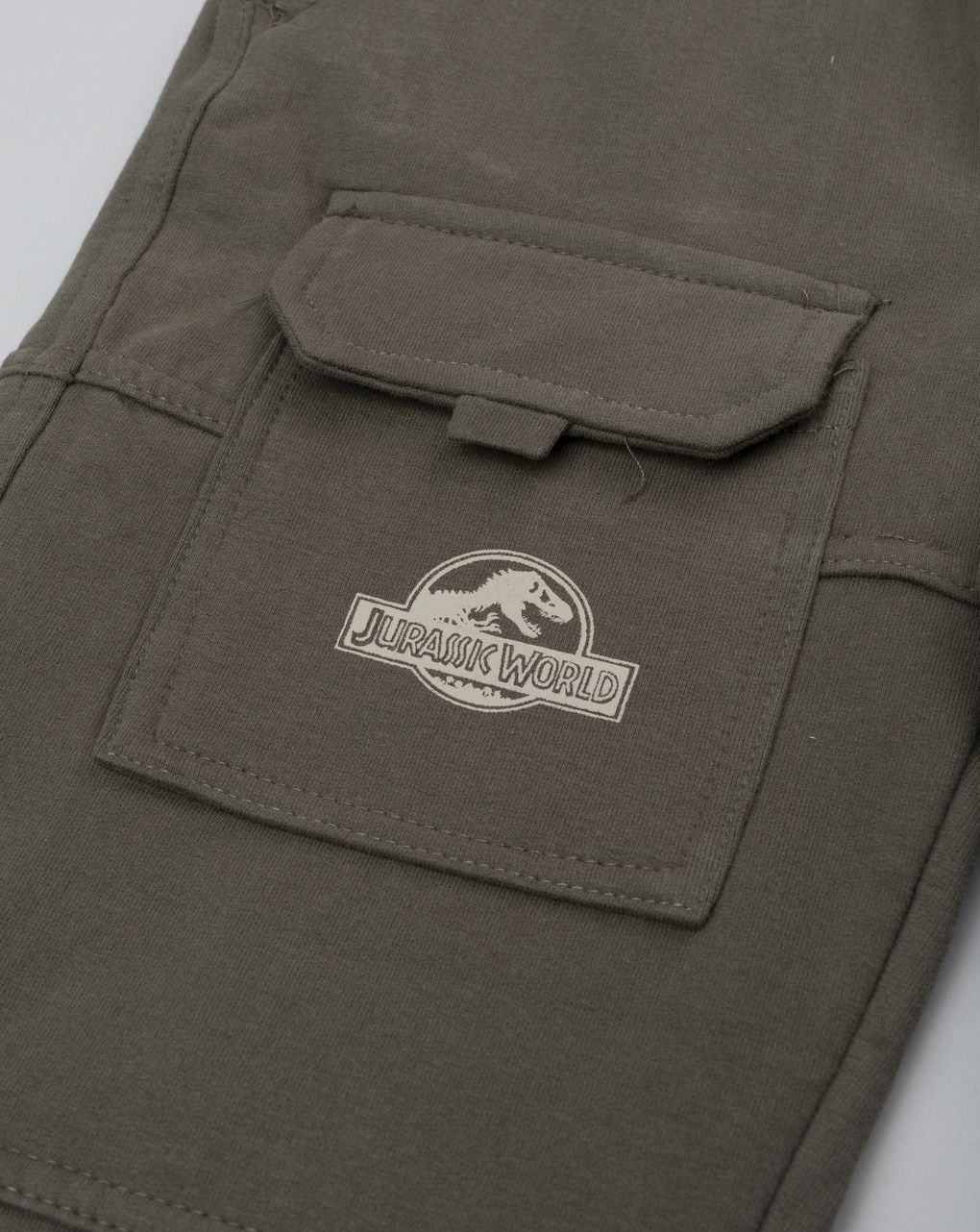 Pantalone verde bambino con tasconi