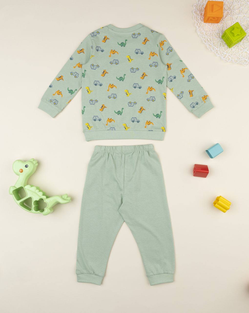 Pigiama bimbo due pezzi verde