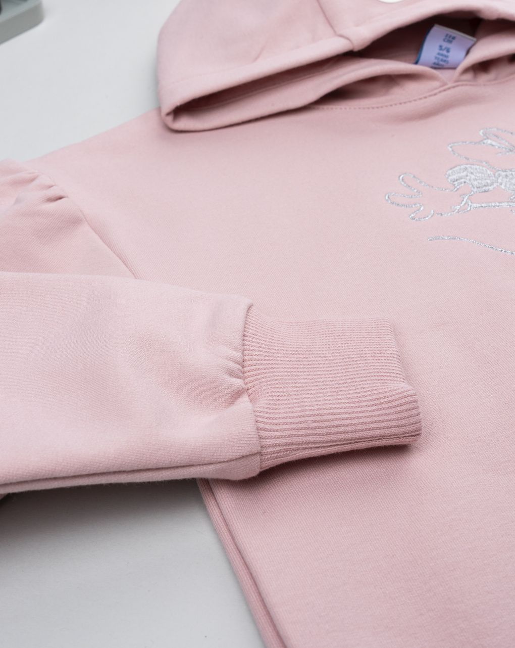 Felpa con cappuccio bambina rosa minnie
