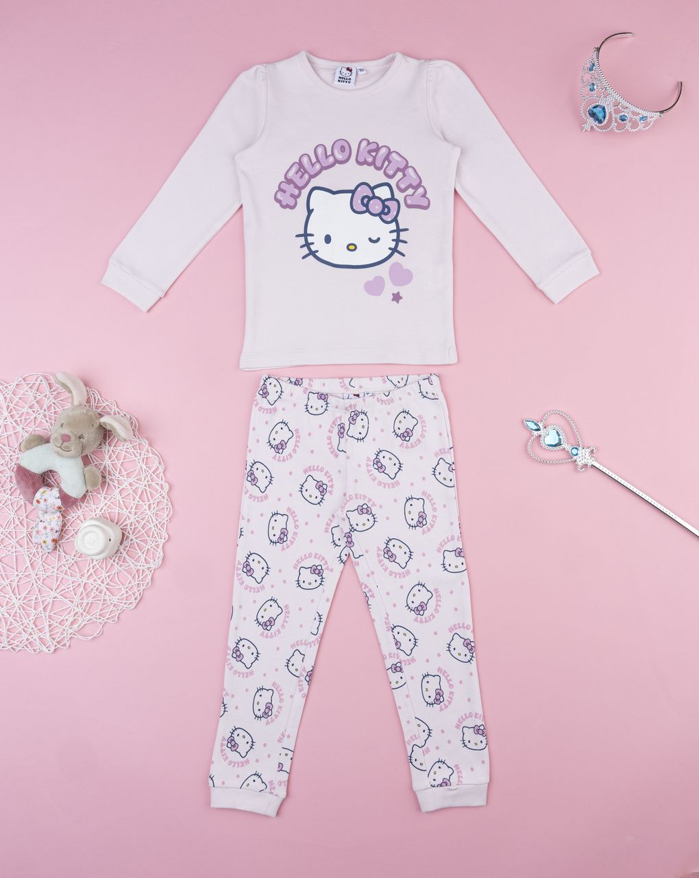 Pigiama bambina due pezzi hello kitty
