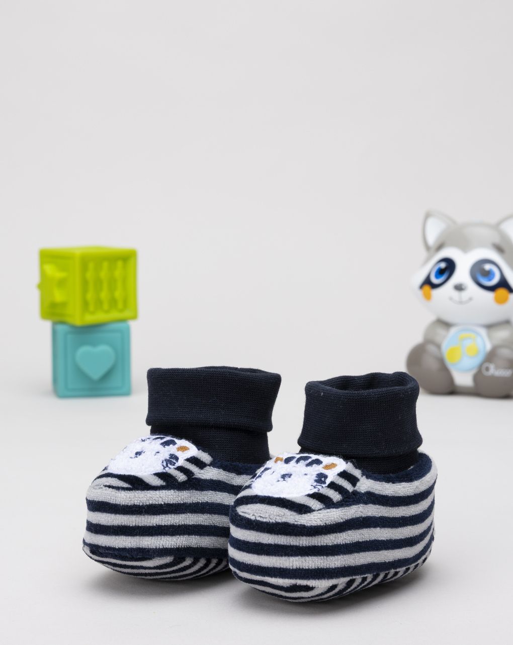 Babbucce rigate neonato