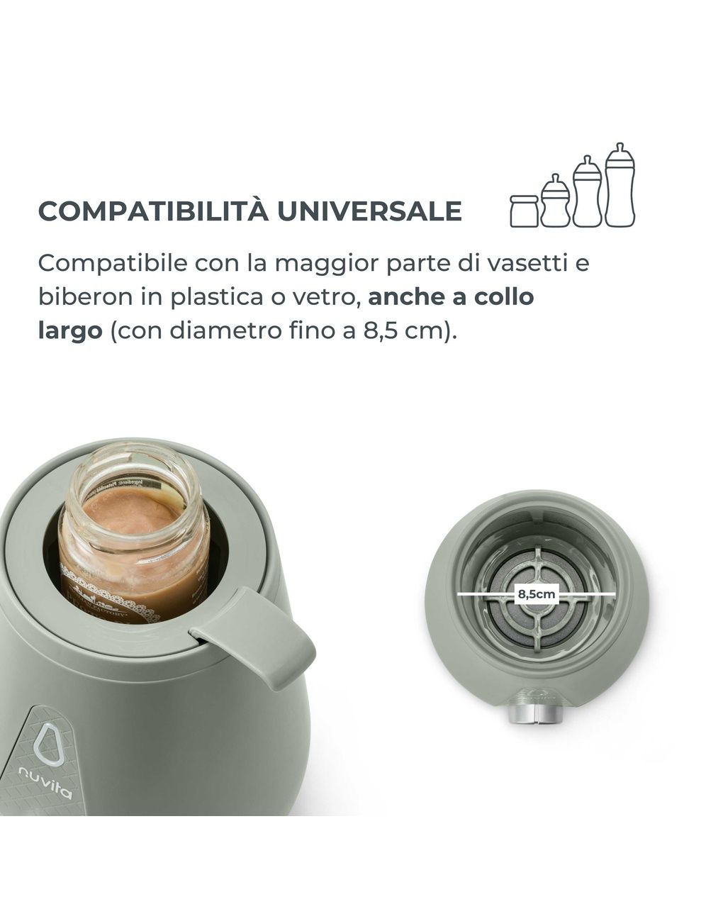 Scaldabiberon e sterilizzatore ultraveloce - nuvita