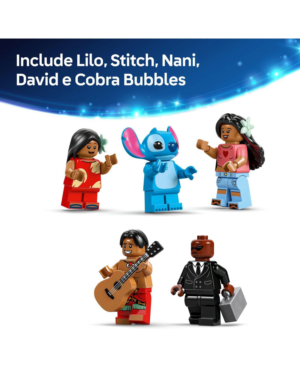 Lego disney - 43268- la casa sulla spiaggia di lilo & stitich - 9+