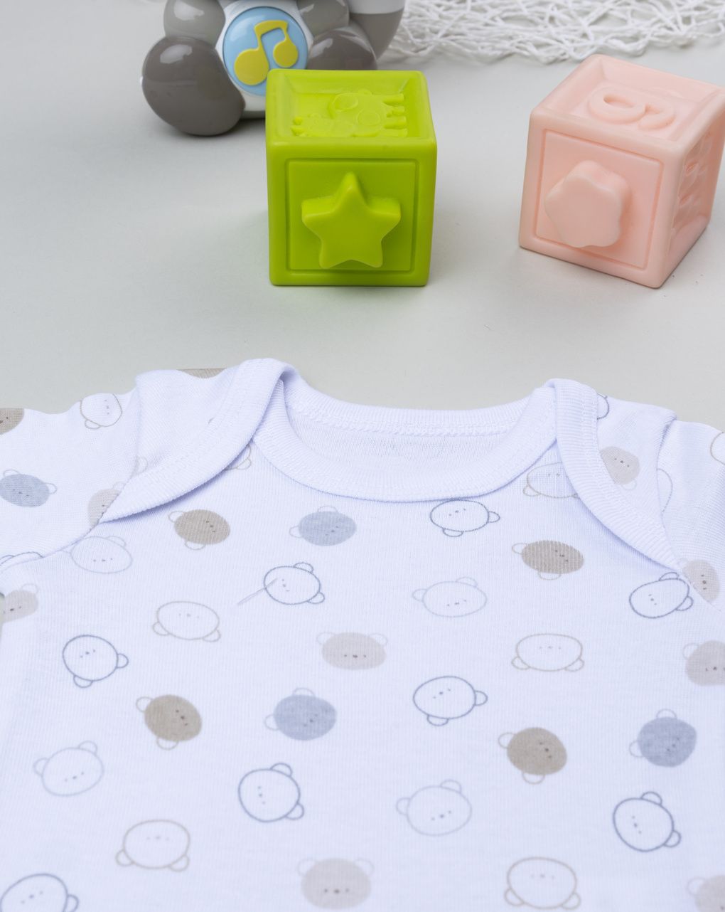 Body costina neonato orsetti allover