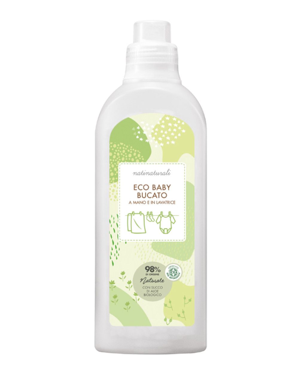Ecobaby bucato 1000 ml a mano e in lavatrice - nati naturali
