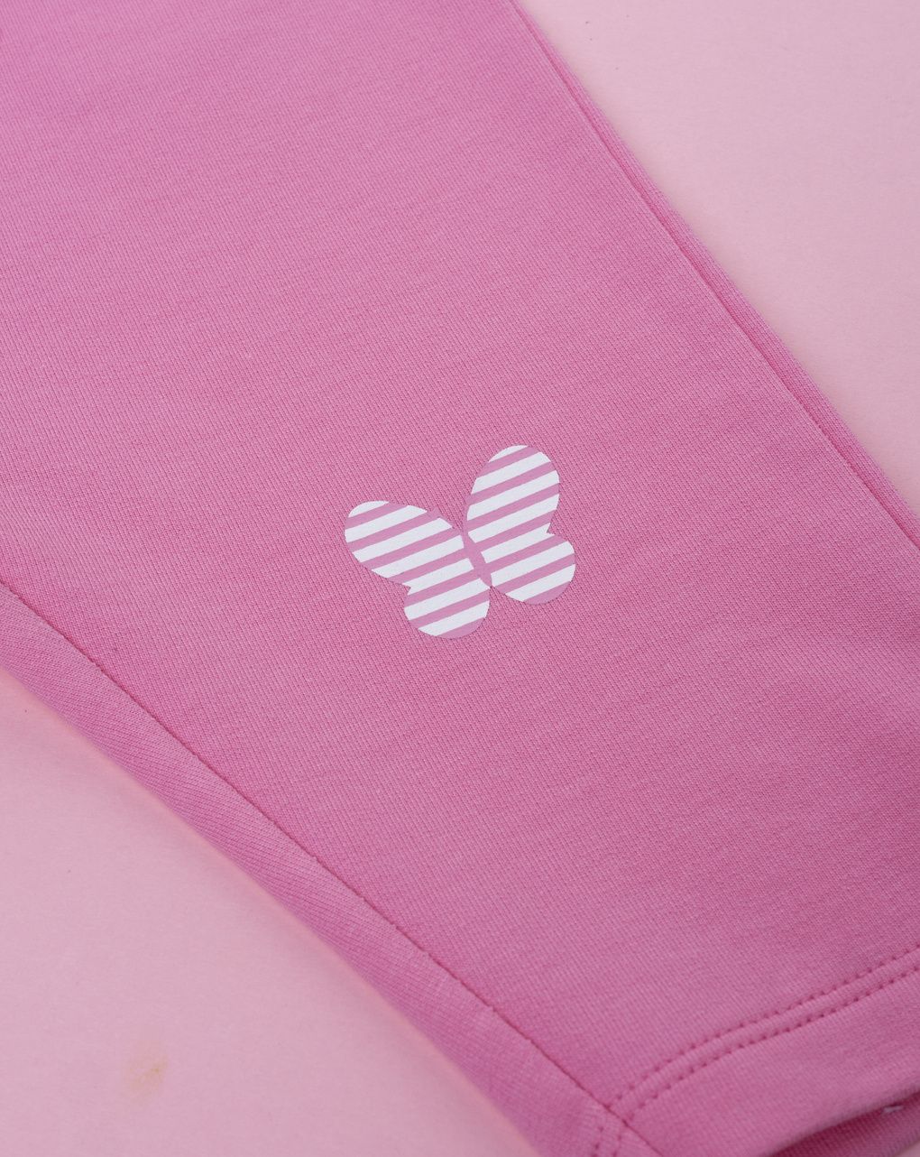 Pantalone bimba rosa stampa farfalle