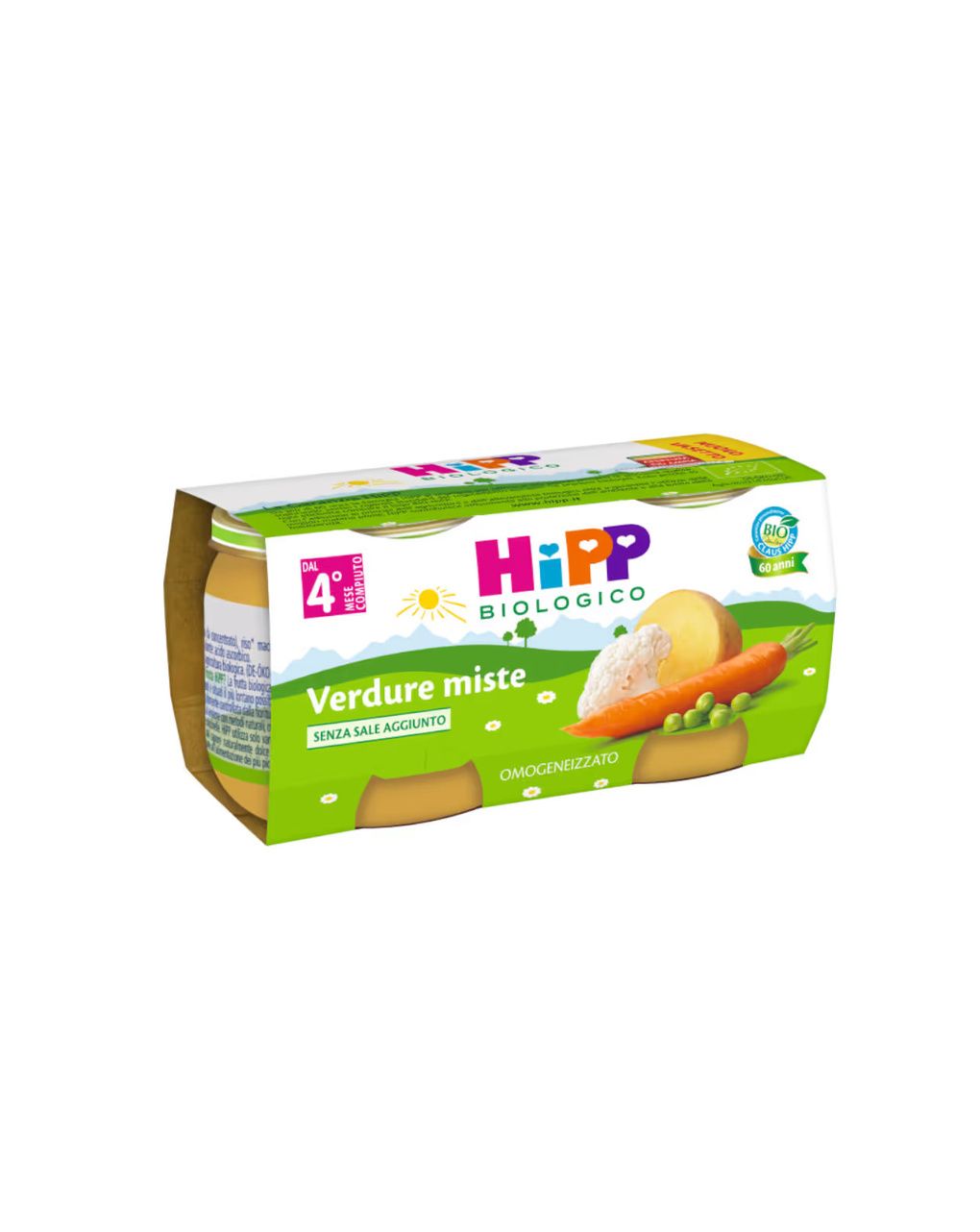 Omogeneizzato verdure miste 2x80g - hipp