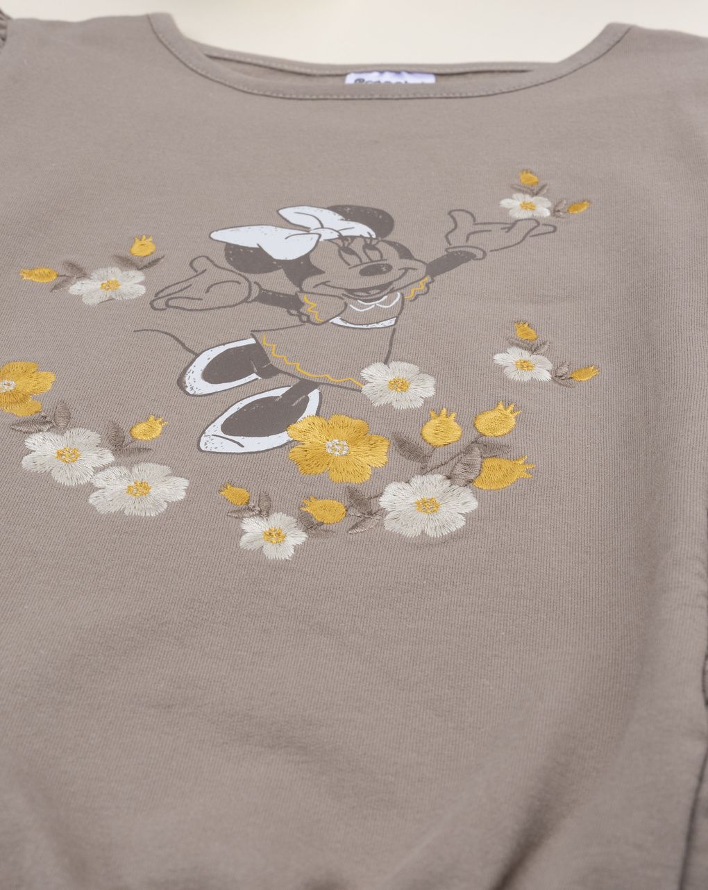 Felpa bimba marrone minnie