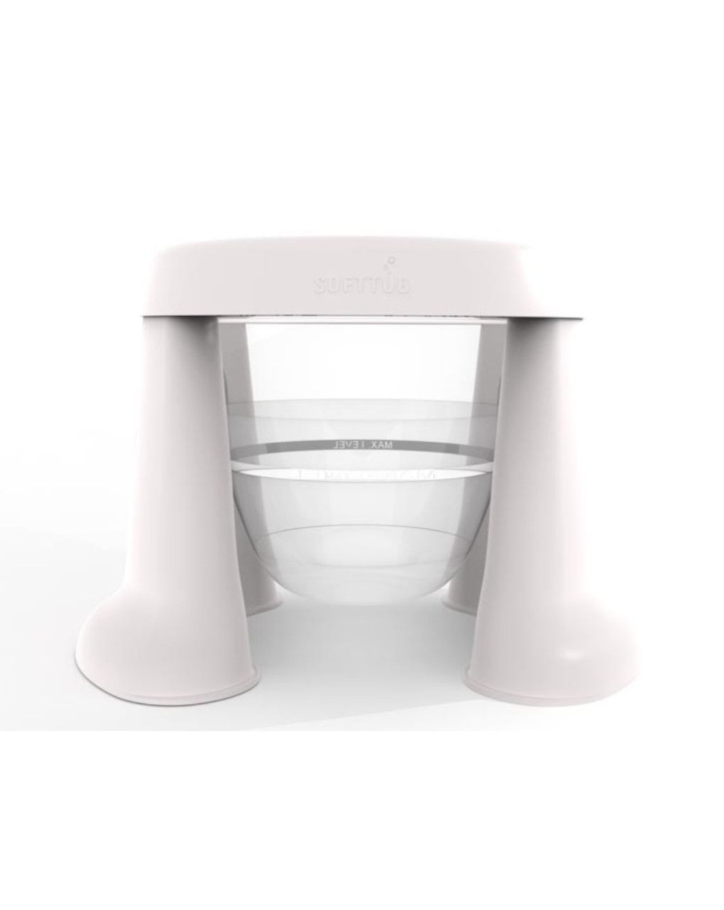 Vaschetta pieghevole salvaspazio bianca - softtub - tub of the word