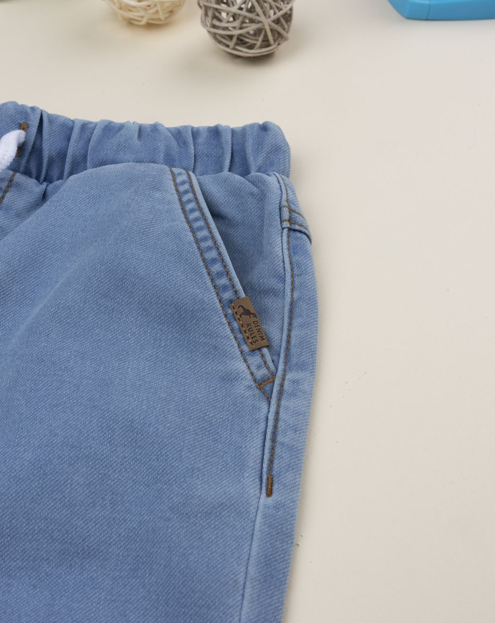 Pantalone denim chiaro bambino