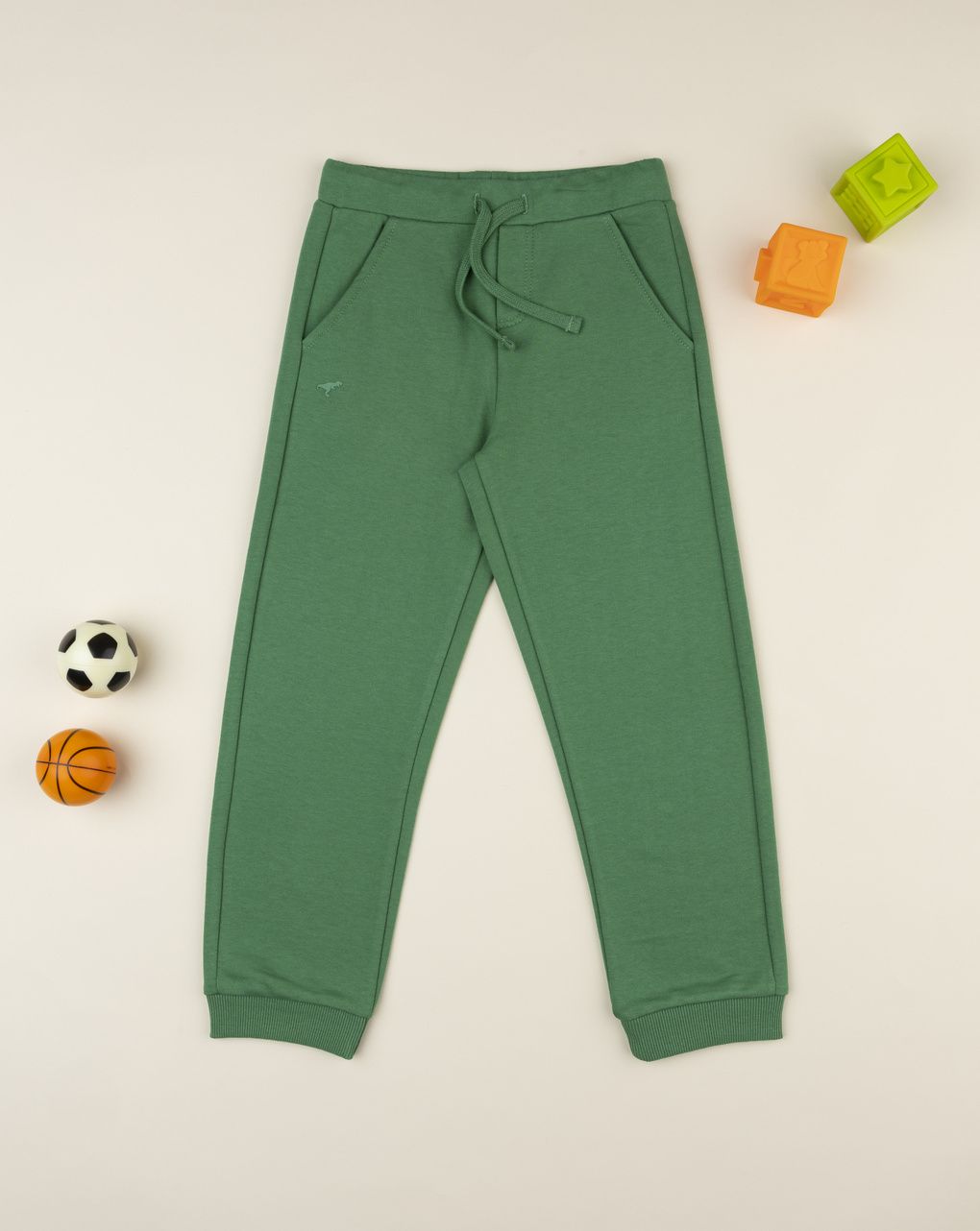 Pantalone bambino verde