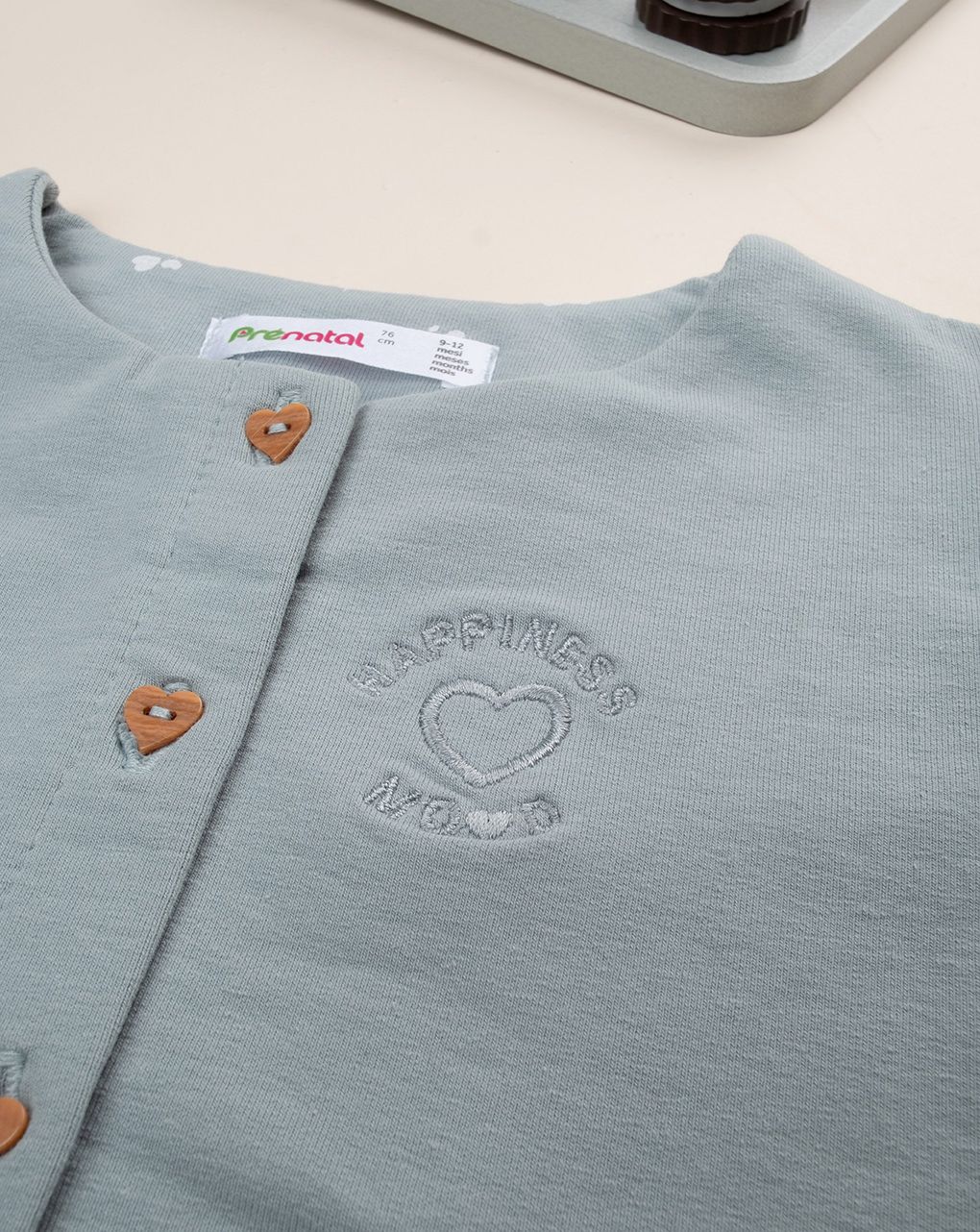 Cardigan bimba verde