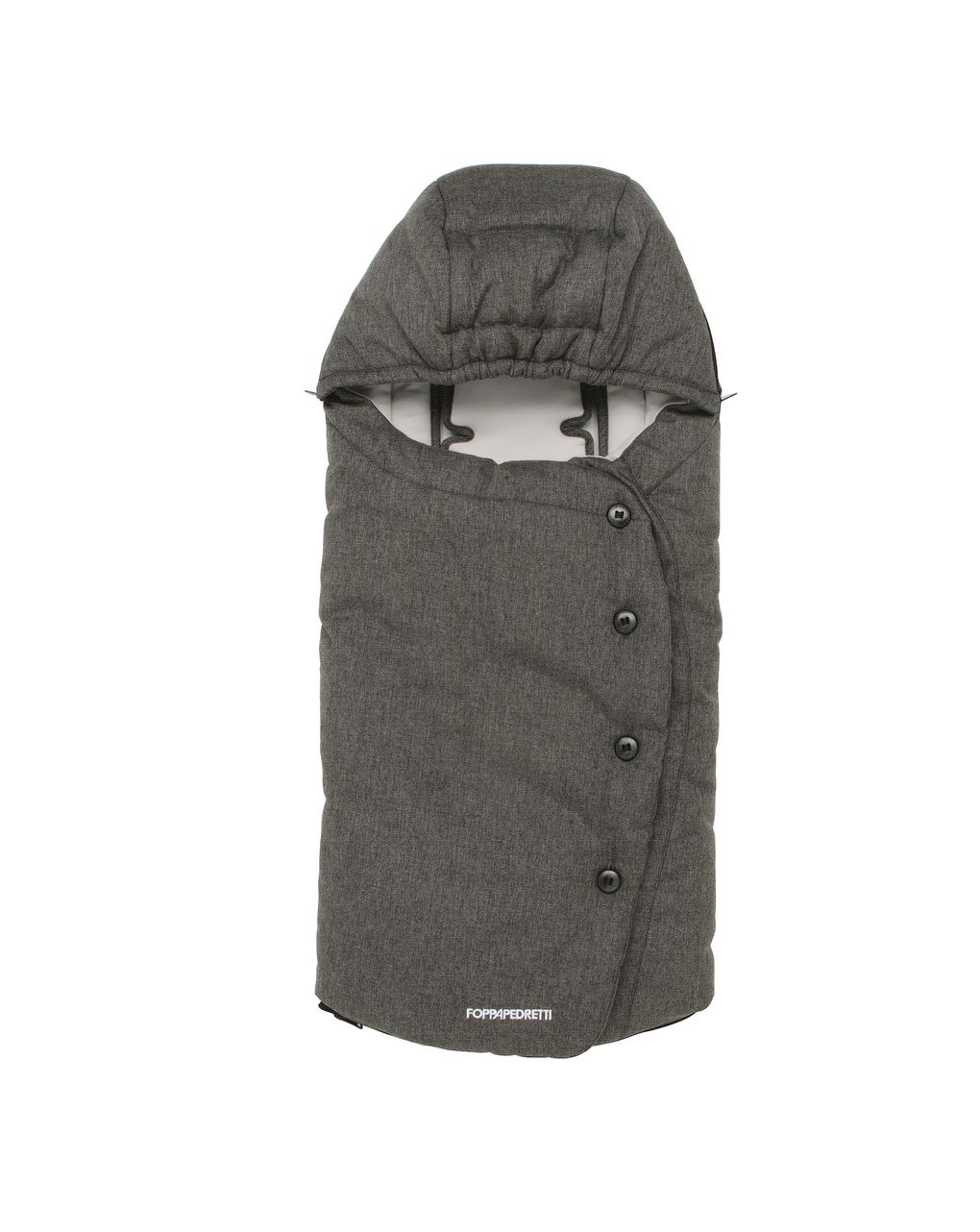 Sacco invernale termico per passeggino trendy melange graphite - foppapedretti