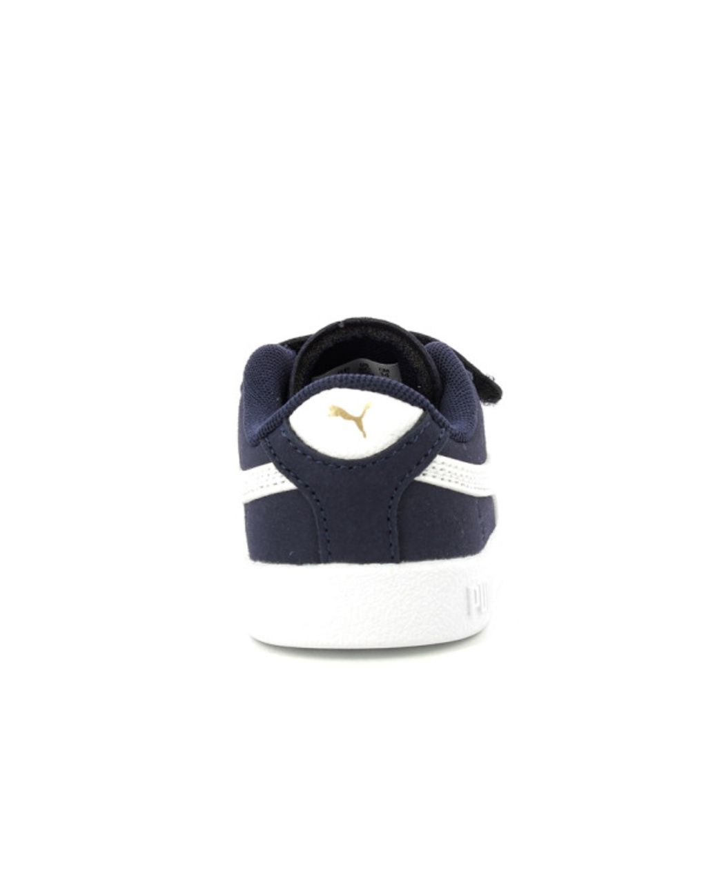 Scarpa puma bambino scamosciata royal banda bianca