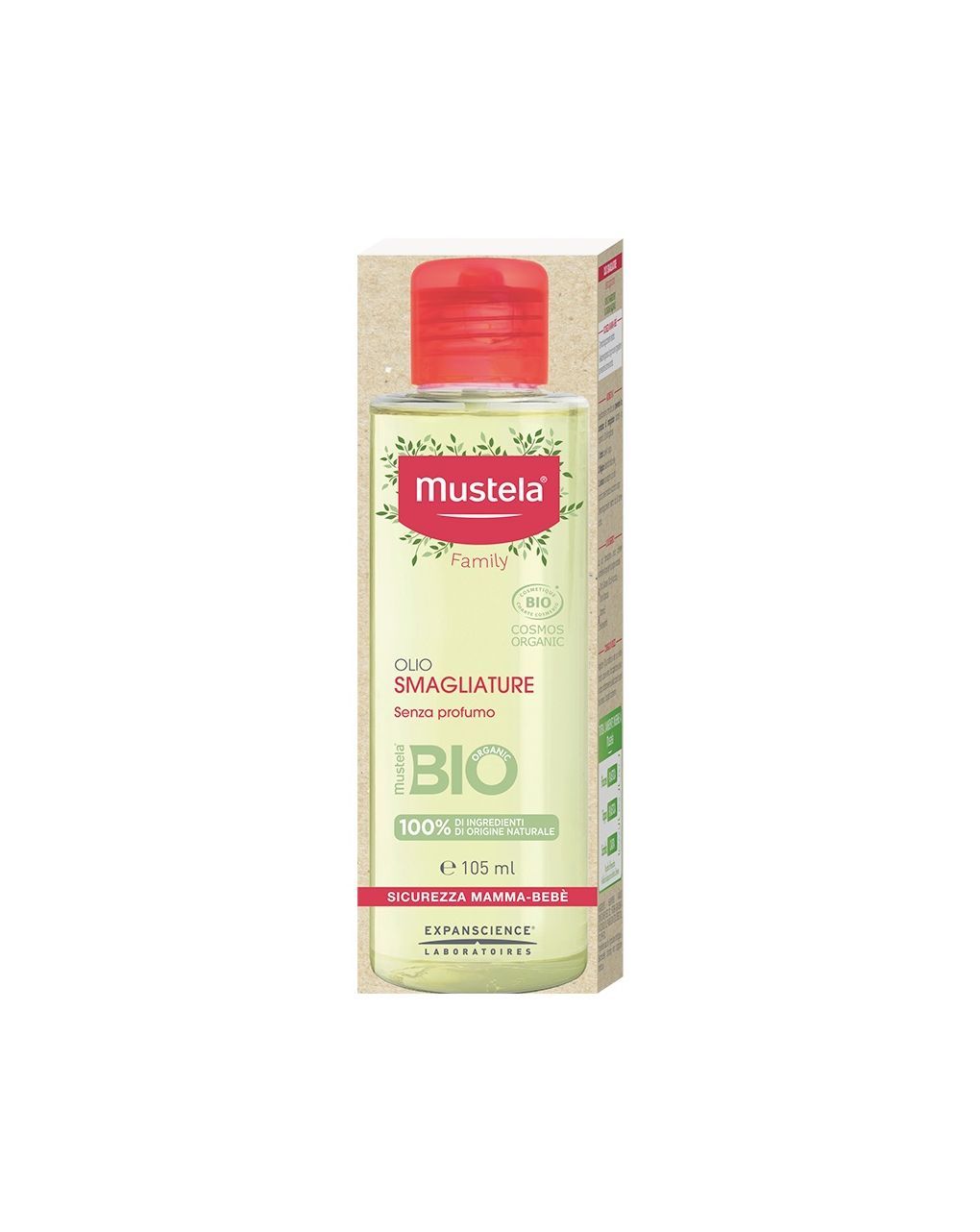 Olio smagliature bio 105ml - mustela