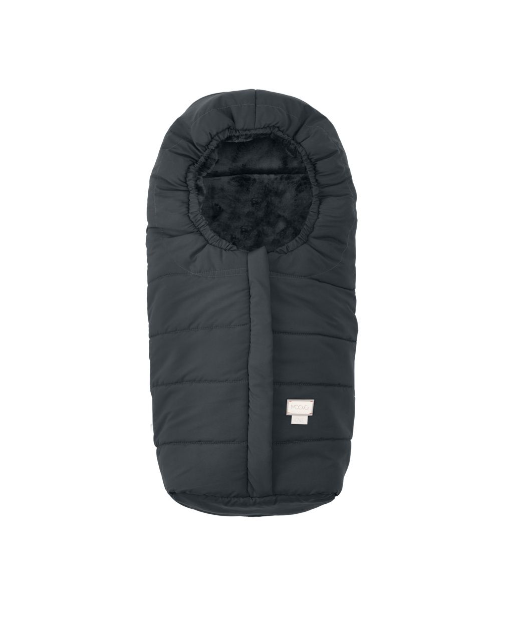 Sacco universale moovo per seggiolini auto ovetto one+ gruppo 0+ grigio scuro - nuvita