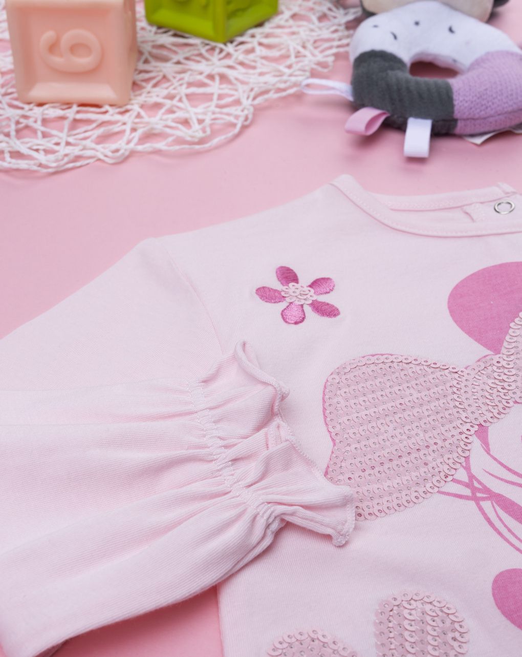 T-shirt bimba minnie rosa