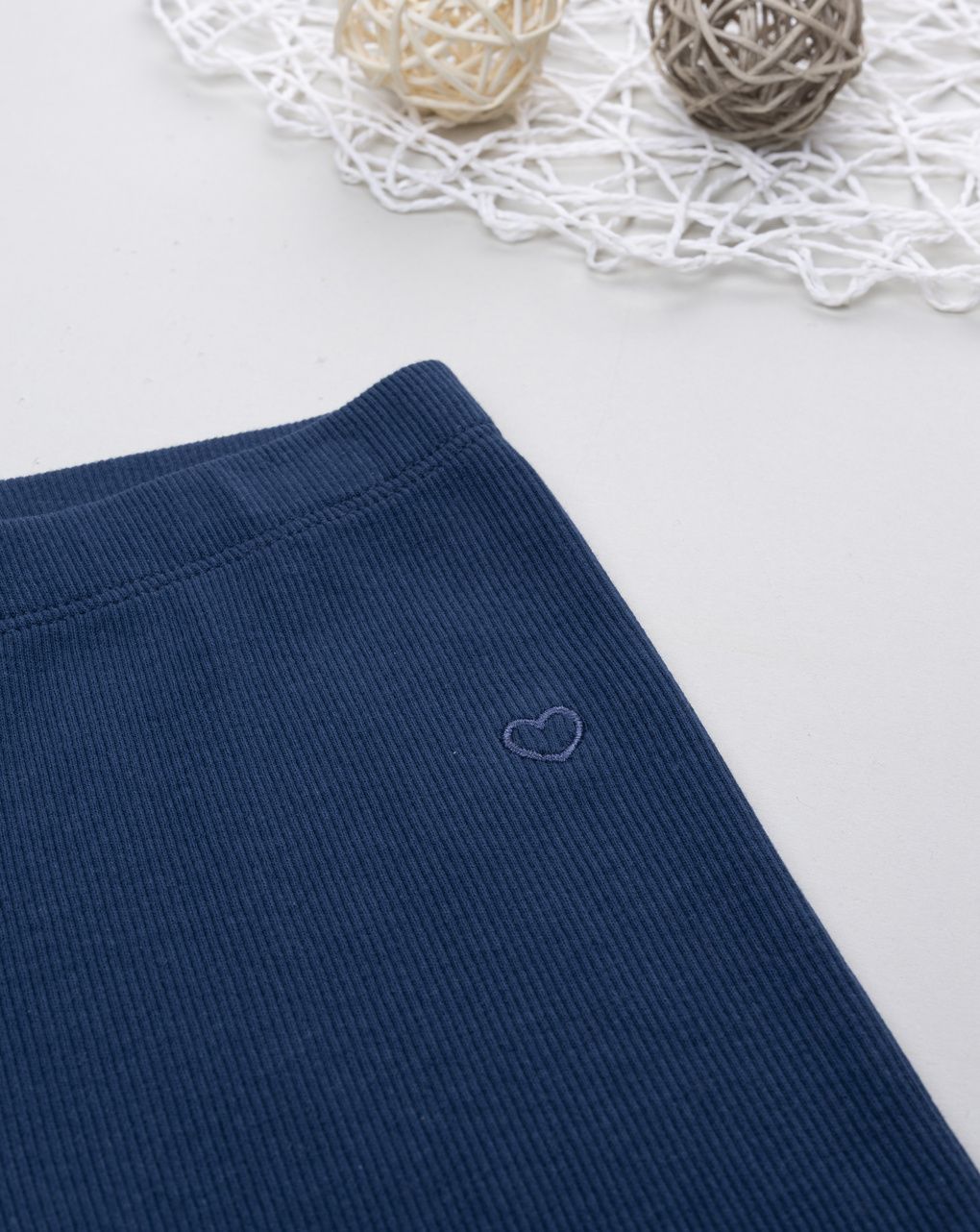 Legging bimba blu cuore