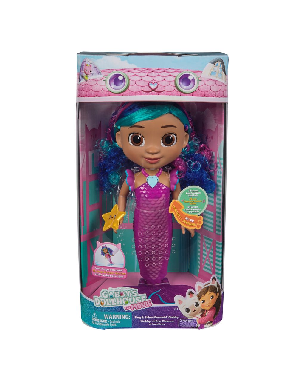 Sirena interattiva - 3+ - gabby's dollhouse