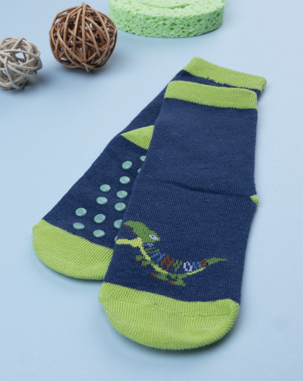 Calze antiscivolo bimbo dino