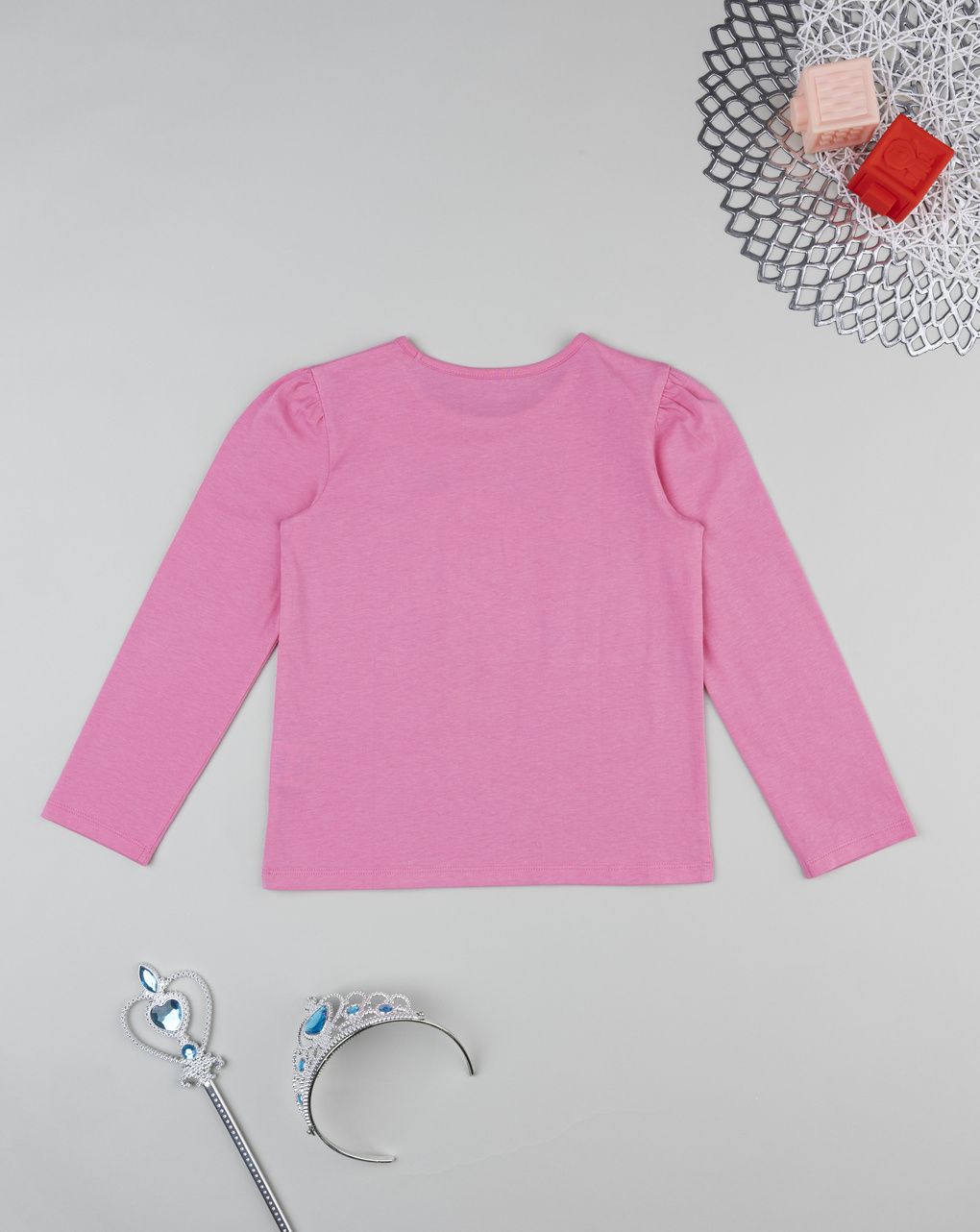 T-shirt bambina rosa stampa unicorno