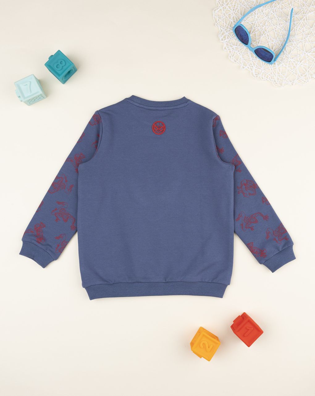 Felpa bimbo blu spiderman