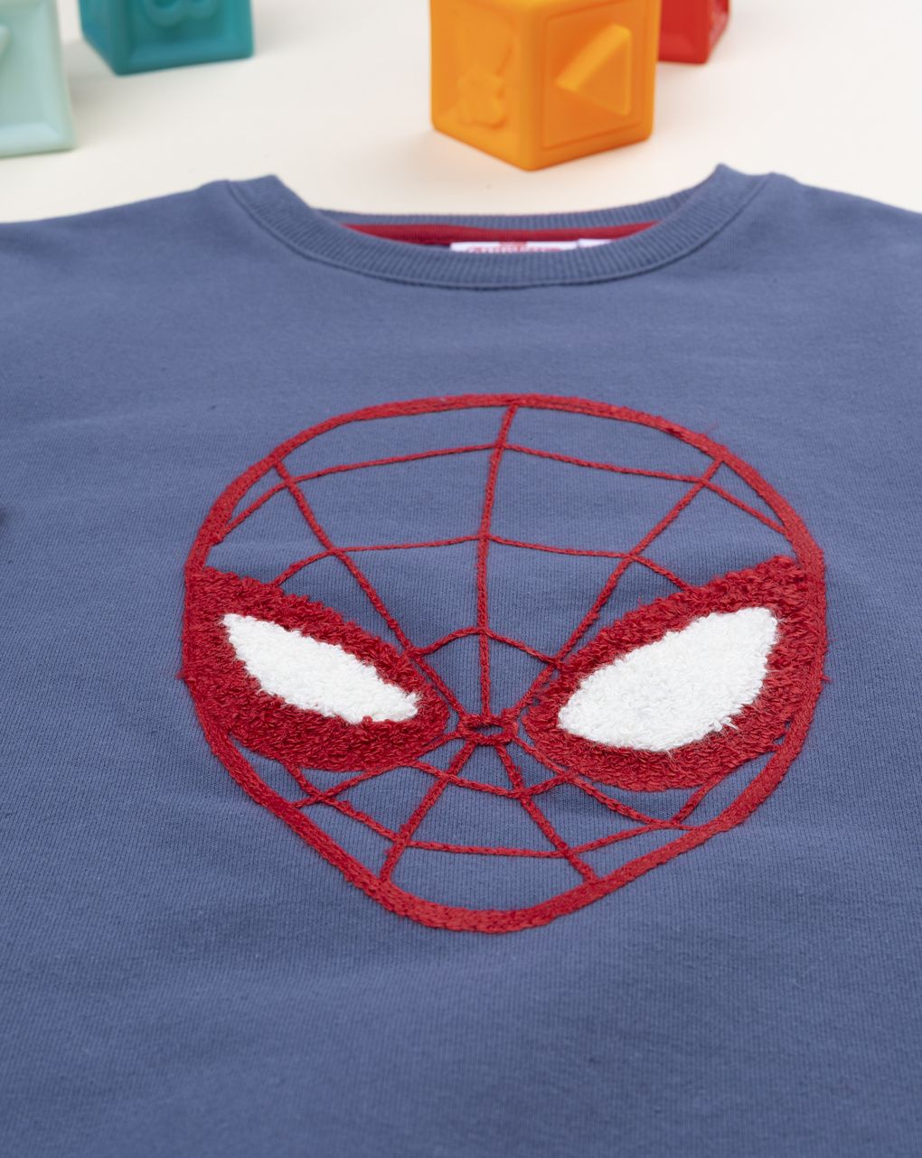 Felpa bimbo blu spiderman