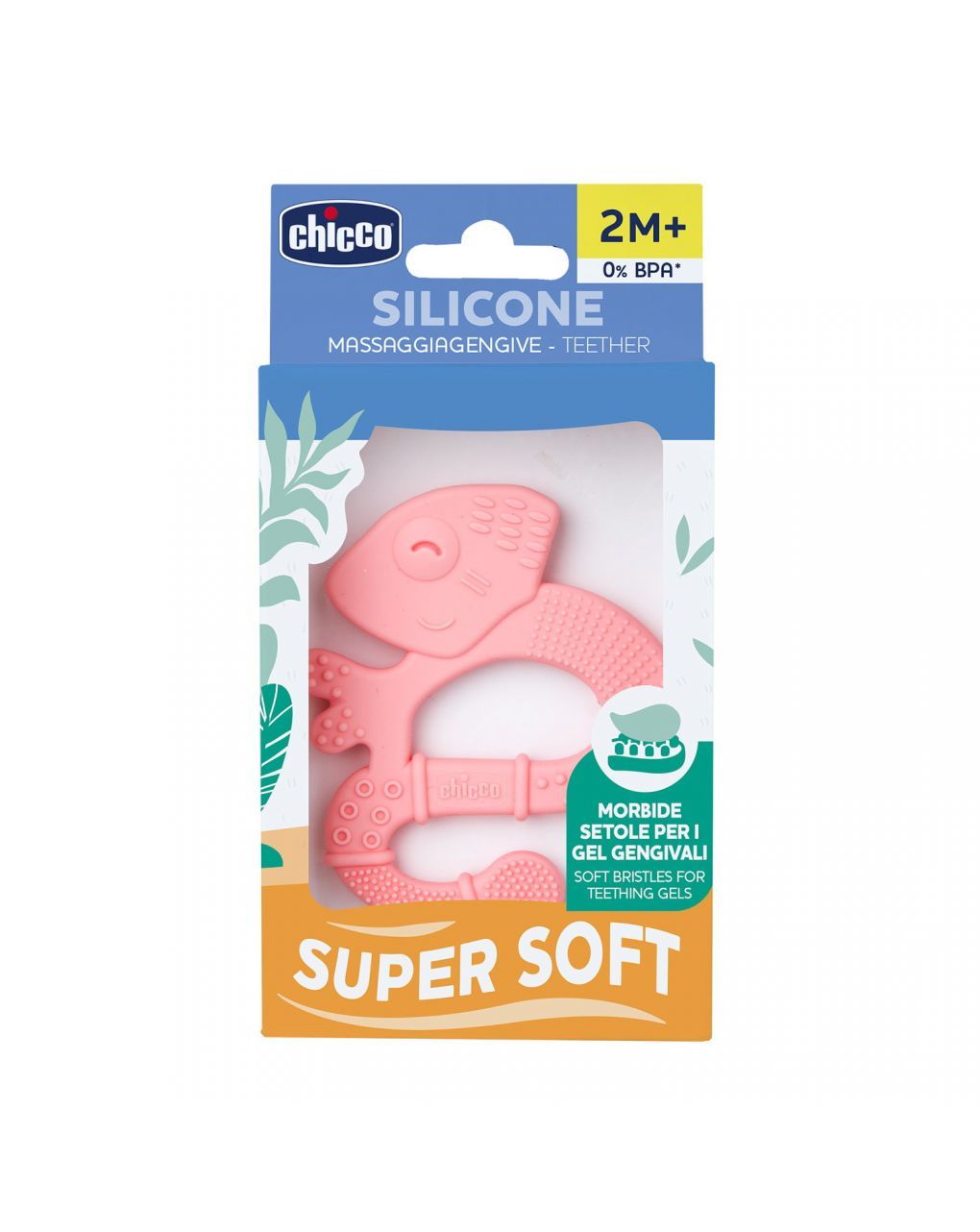 Massaggiagengive soft iguana rosa 2m+ - chicco