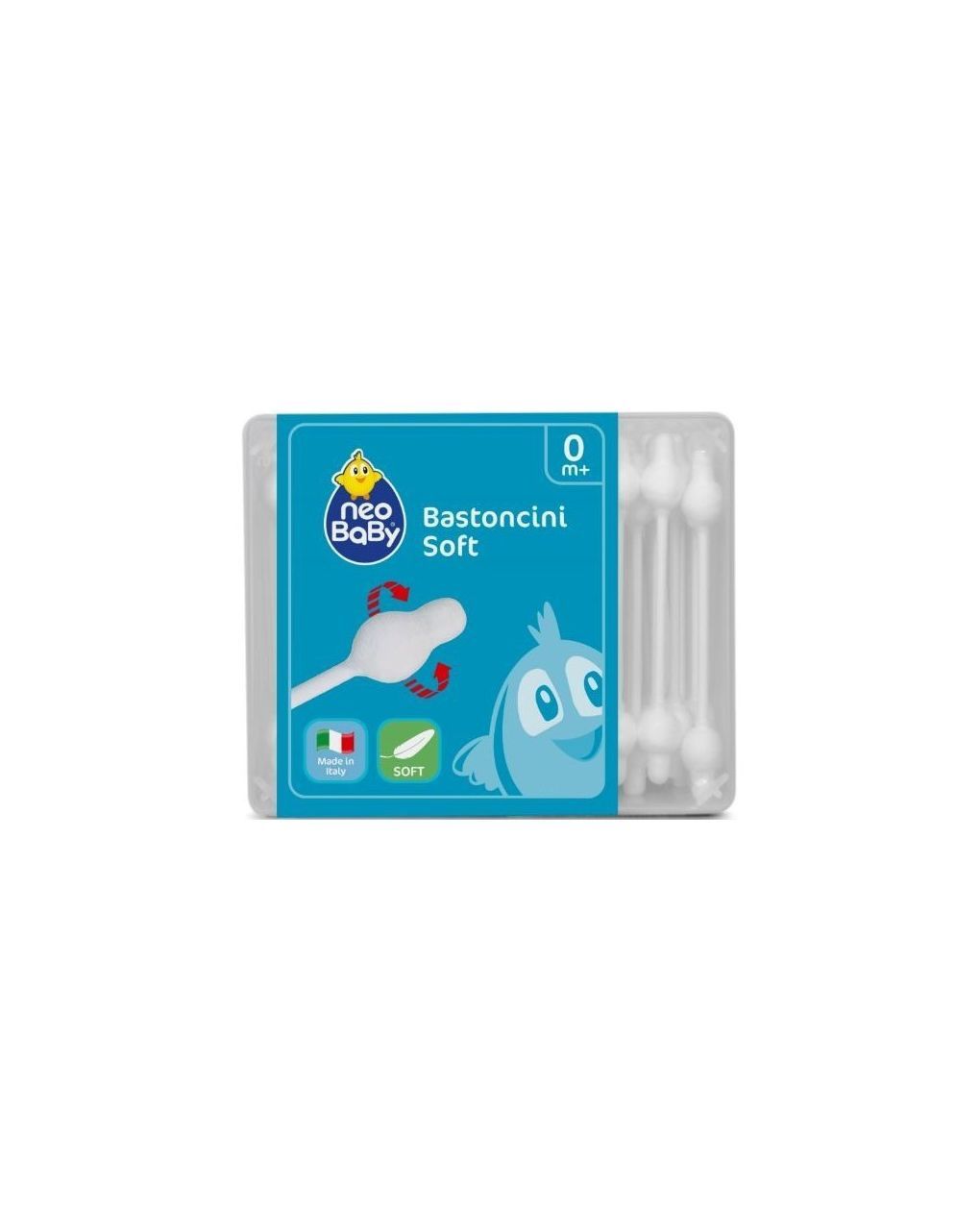 Bastoncini cotton fioc 56 pz - neo baby