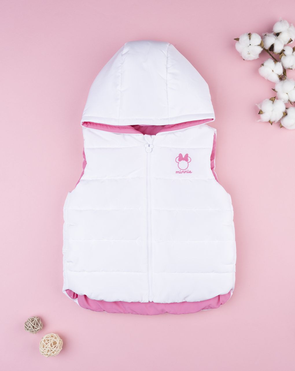 Gilet bimba minnie bianco