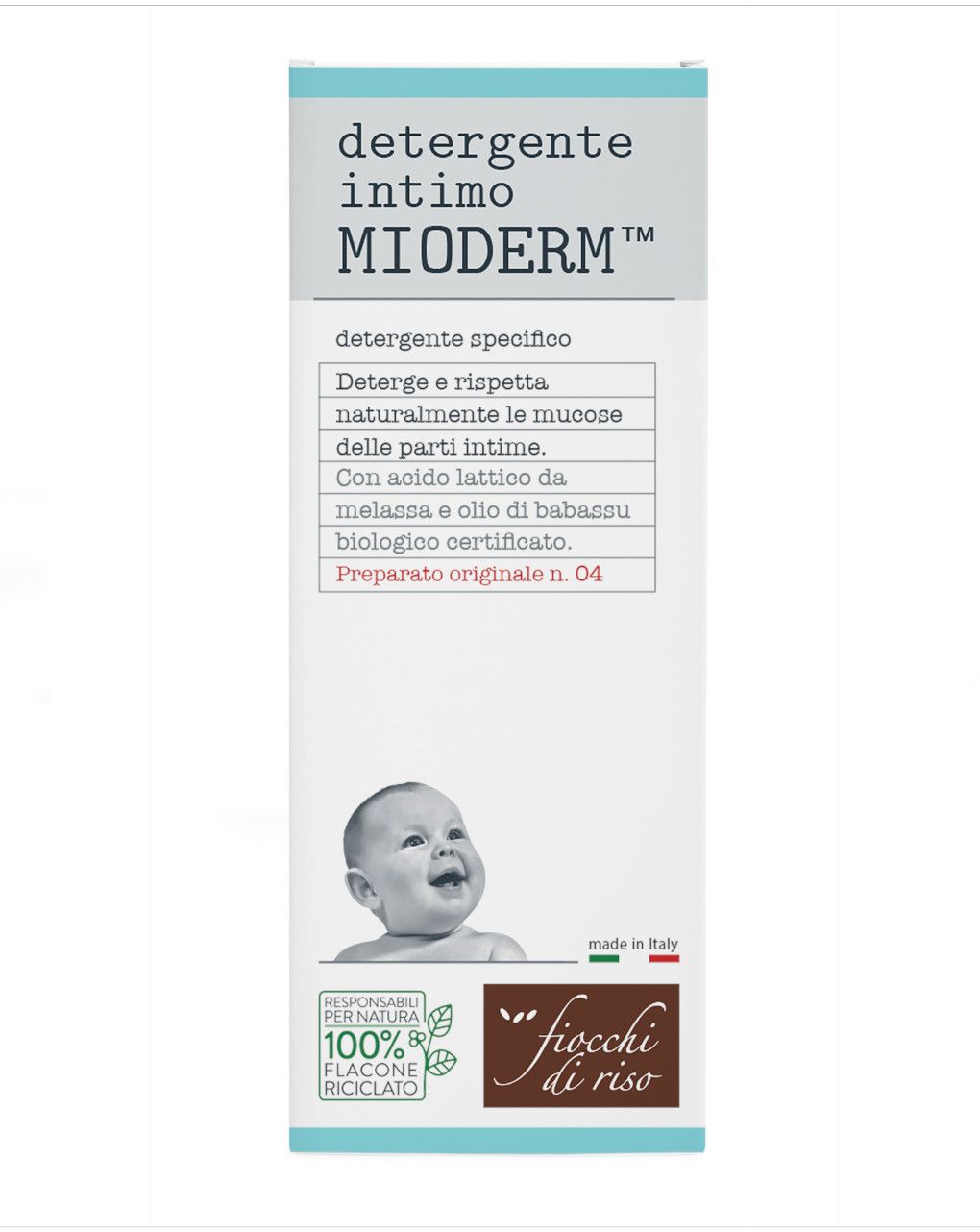 Detergente intimo mioderm 240ml - fiocchi di riso