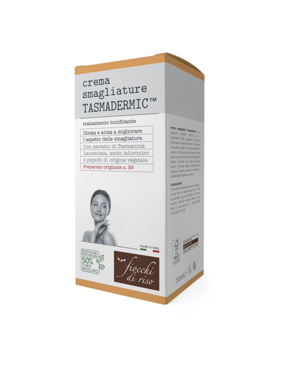 Crema smagliature tasmadermico | 150ml - fiocchi di riso