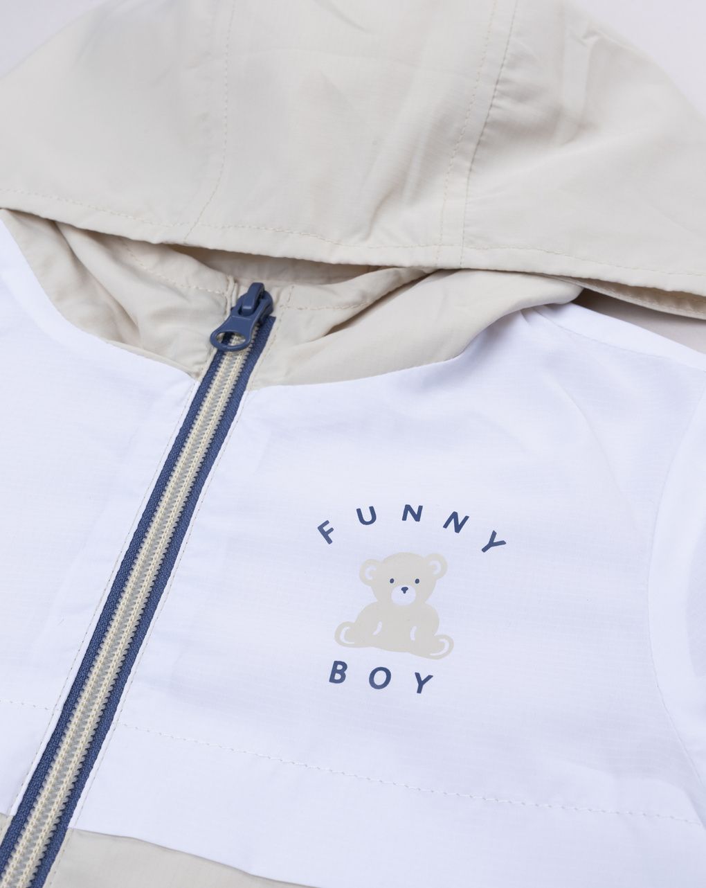 K-way bimbo bianco/beige