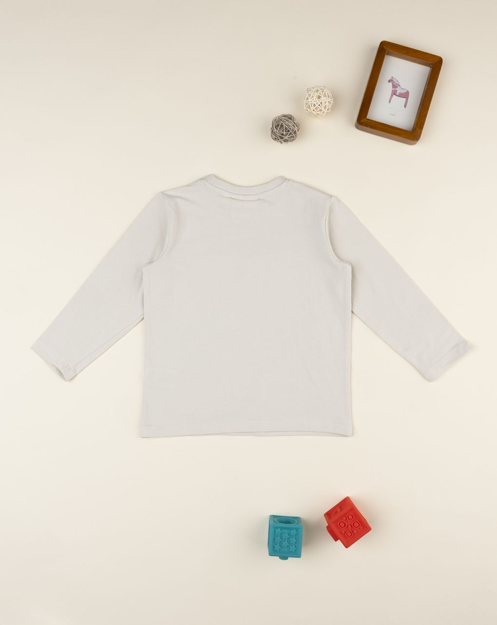 T-shirt manica lunga beige pokémon