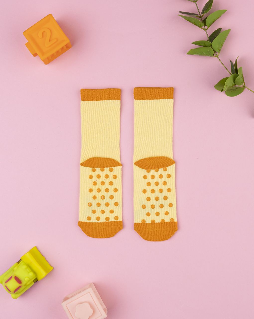 Antiscivolo bimba gialli gatto