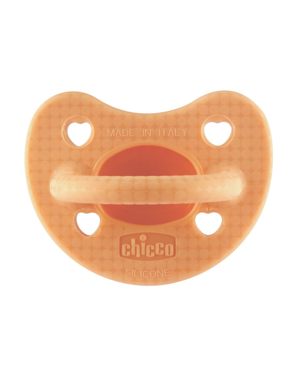 Gommotto silicone luxe 2-6m 1pz arancio - chicco