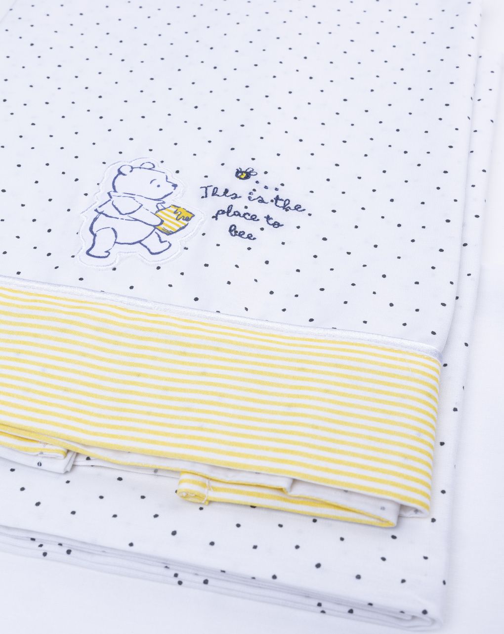 Pack 3 pezzi culla/carrozzina - completo winnie the pooh