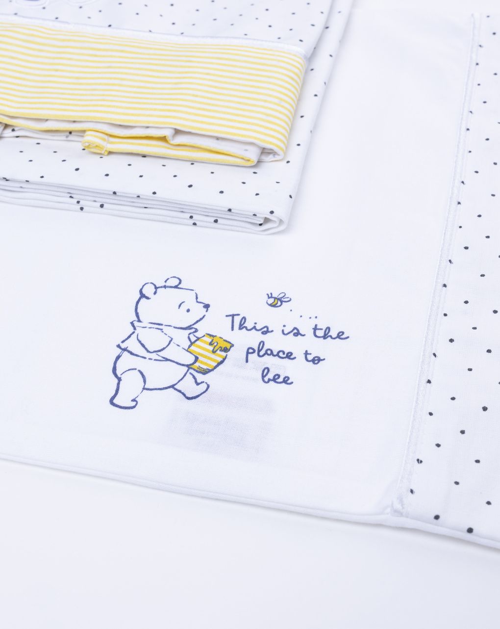 Pack 3 pezzi culla/carrozzina - completo winnie the pooh